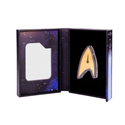 STARFLEET DIVISIONS STAR TREK Command Insignia 1 Oz Silver Coin $2 Niue 2024- Parthava Coin