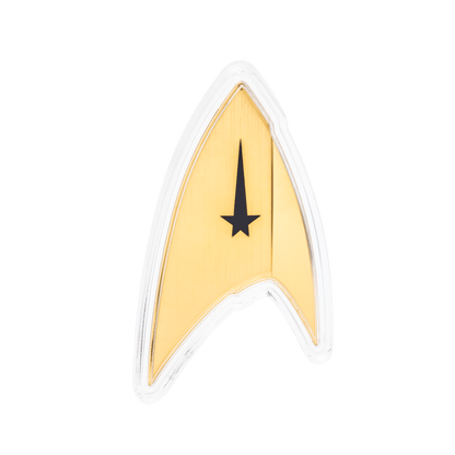 STARFLEET DIVISIONS STAR TREK Command Insignia 1 Oz Silver Coin $2 Niue 2024- Parthava Coin