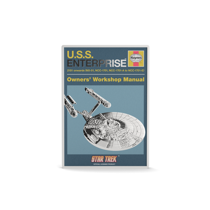 Star Trek U.S.S. Enterprise NCC-01 Owner Manual Silver Coin AGORO