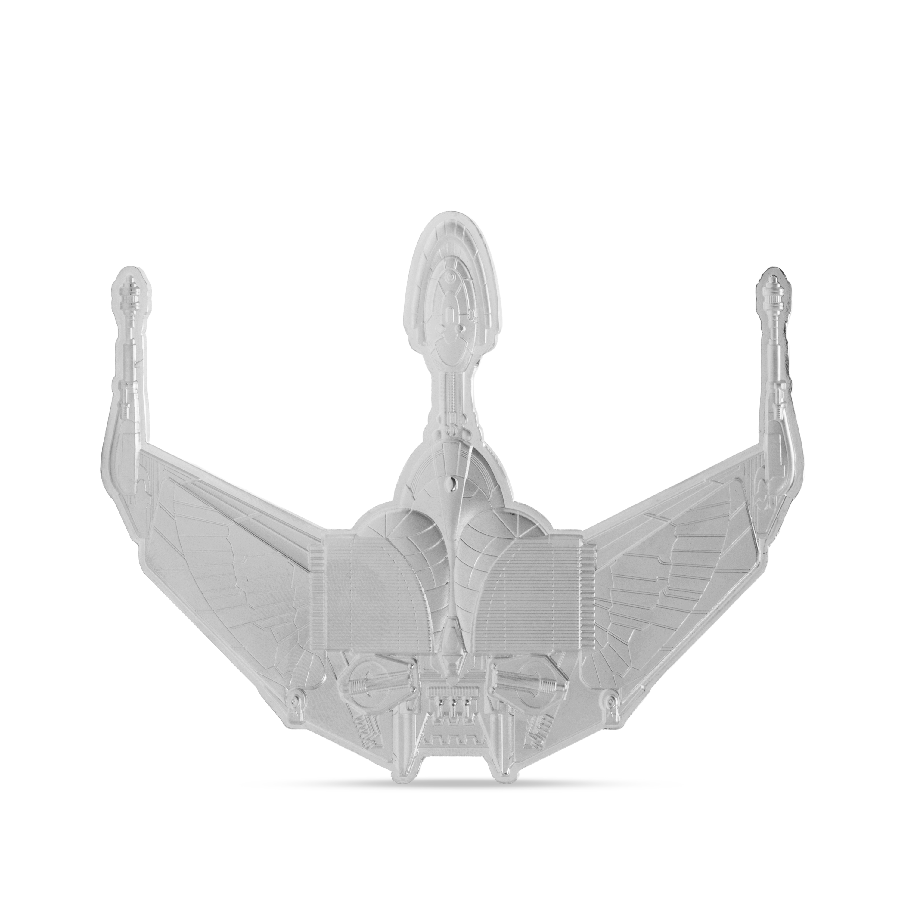 Star Trek Ships – Klingon Bird of Prey Silver Coin agoro