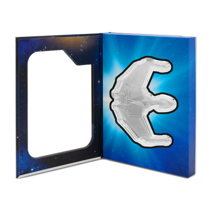 Star Trek Ships – Klingon Bird of Prey Silver Coin agoro