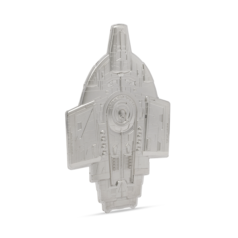 Star Trek Ships – U.S.S. Defiant NX-74205 Pure Silver Collectible