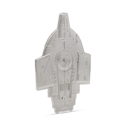 Star Trek Ships – U.S.S. Defiant NX-74205 Pure Silver Collectible