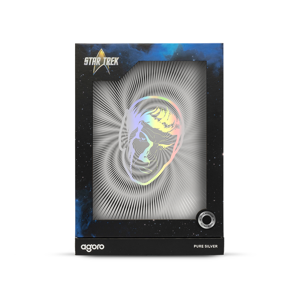 Star Trek Spock Silver Collectible Foil