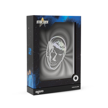 Star Trek Spock Silver Collectible Foil