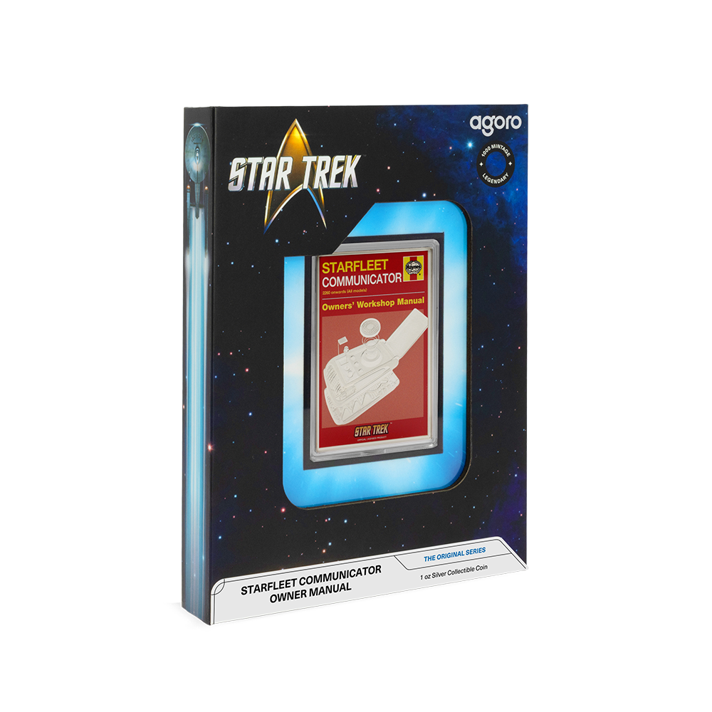 Star Trek Starfleet Communicator Owner Manual Silver Coin AGORO