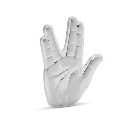 Star Trek The Vulcan Salute Silver Coin AGORO