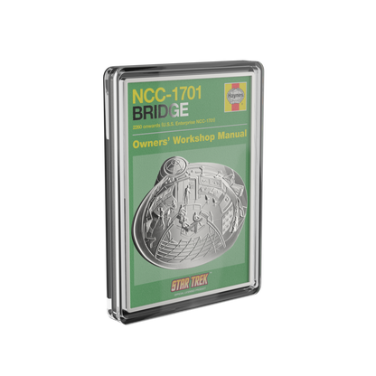 Star Trek U.S.S. Enterprise NCC-1701 Bridge Owner Manual Silver Coin