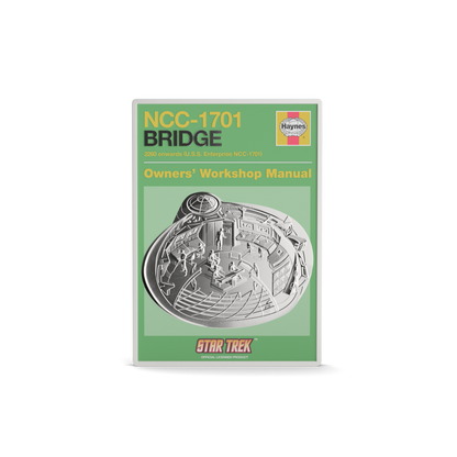 Star Trek U.S.S. Enterprise NCC-1701 Bridge Owner Manual Silver Coin