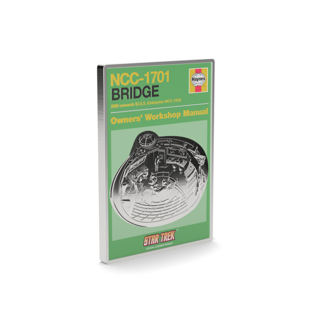 Star Trek U.S.S. Enterprise NCC-1701 Bridge Owner Manual Silver Coin