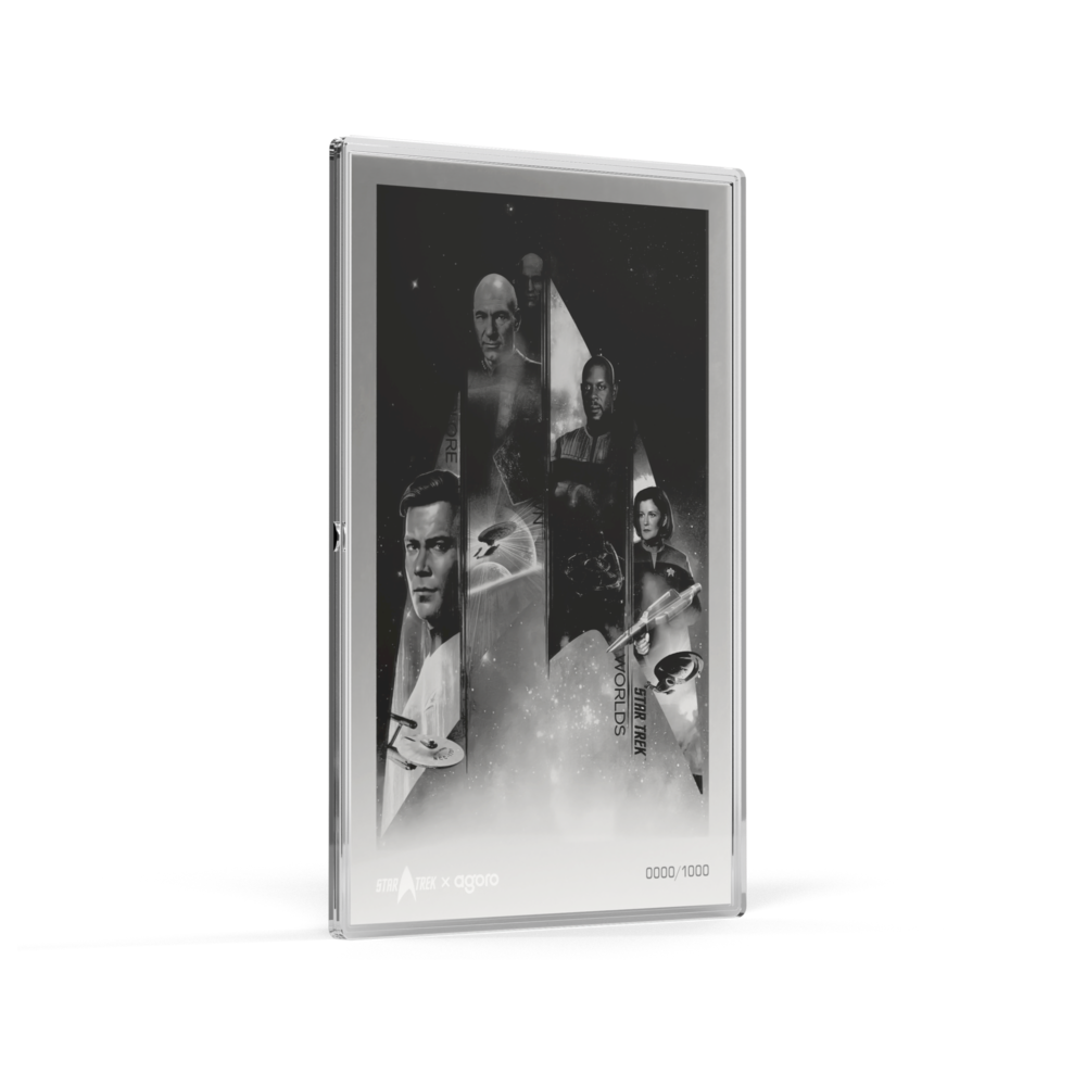 Star Trek Captains: Explore Unknown Worlds Pure Silver Collectible Foil AGORO