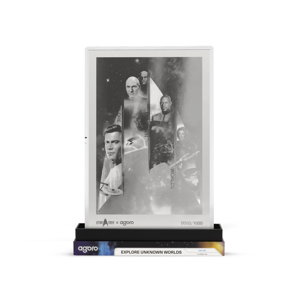 Star Trek Captains: Explore Unknown Worlds Pure Silver Collectible Foil AGORO