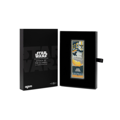 Star Wars™ Attack of the Clones™ 3 Oz Silver Poster Coin