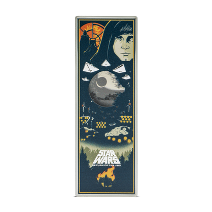 Star Wars™ Return of The Jedi™ 3 Oz Silver Poster Coin