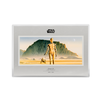 Star Wars™ Concept Art  C-3PO™ and R2-D2™ Silver Collectible Foil AGORO