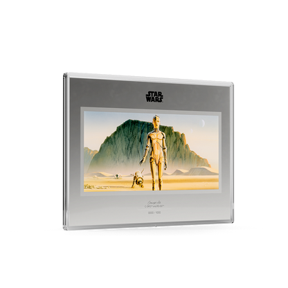 Star Wars™ Concept Art  C-3PO™ and R2-D2™ Silver Collectible Foil AGORO