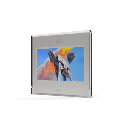 Star Wars™ Concept Art Imperial Walker™ and Snowspeeder™ Silver Collectible Foil AGORO