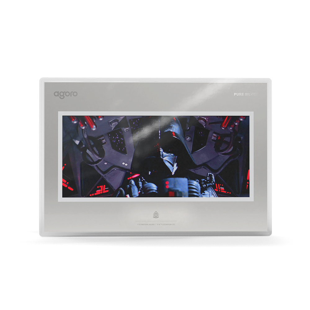 Star Wars™ Storyboard Art Darth Vader™ Trench Run Silver Collectible Foil Agoro
