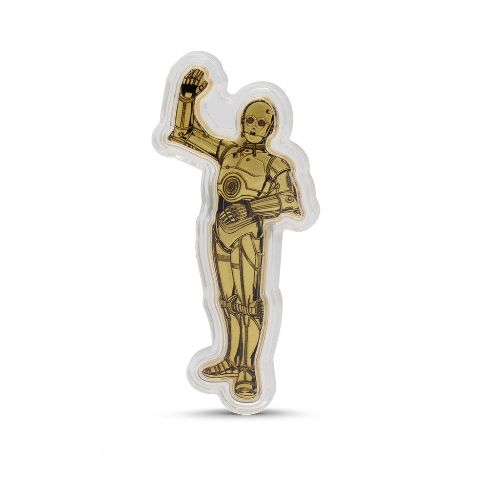 Star Wars C-3PO Silver Coin AGORO