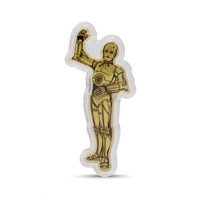 Star Wars C-3PO Silver Coin AGORO