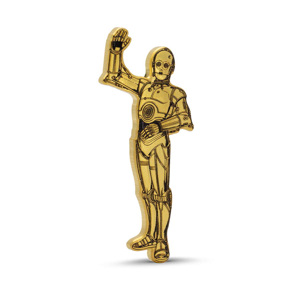 Star Wars C-3PO Silver Coin AGORO