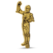 Star Wars C-3PO Silver Coin - Agoro by New Zealand Mint Reverse main image