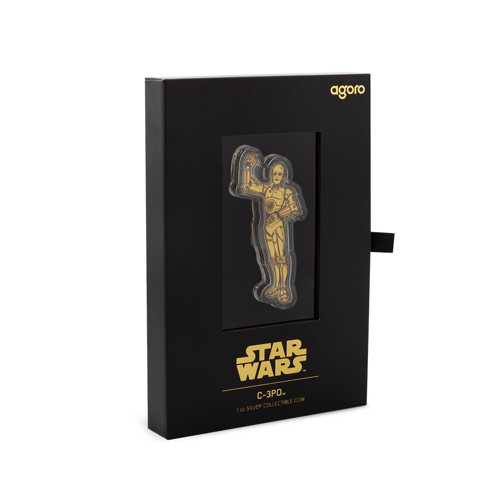 Star Wars C-3PO Silver Coin AGORO