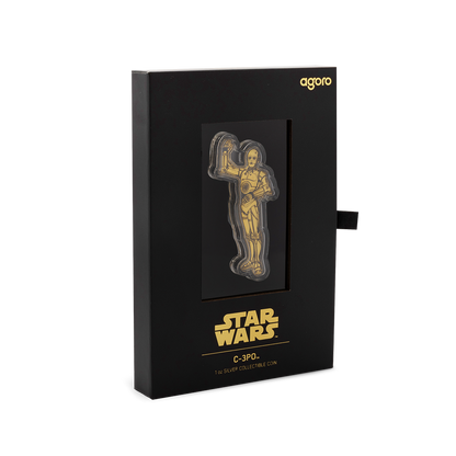 Star Wars C-3PO Silver Coin AGORO