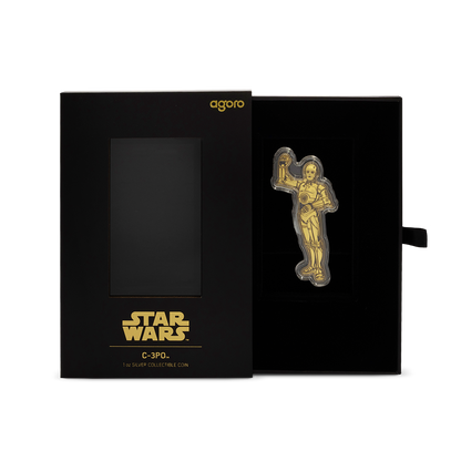 Star Wars C-3PO Silver Coin AGORO