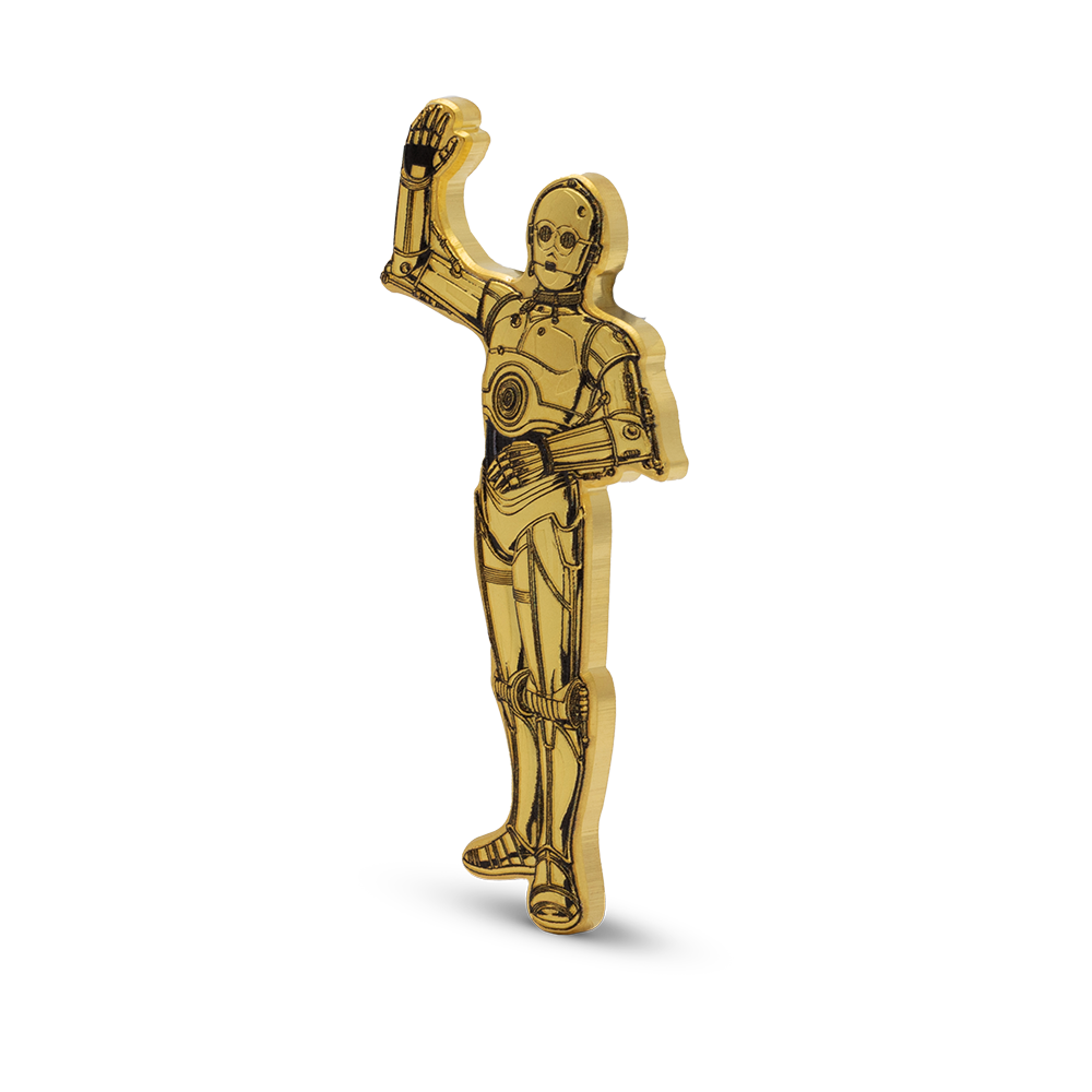 Star Wars C-3PO Silver Coin AGORO