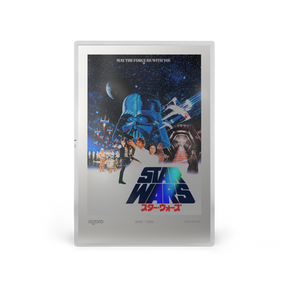 Star Wars™ Japanese Movie Poster A New Hope™ Silver Collectible Foil Agoro
