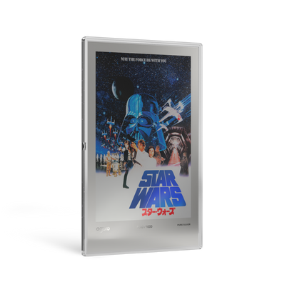 Star Wars™ Japanese Movie Poster A New Hope™ Silver Collectible Foil Agoro