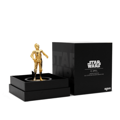 C-3PO™ Pure Silver Miniature presentation box - Agoro by New Zealand Mint