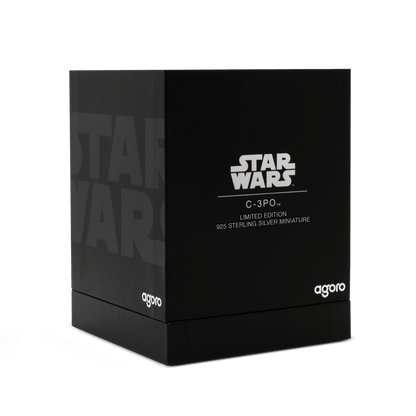 C-3PO™ Pure Silver Miniature packaging - Agoro by New Zealand Mint