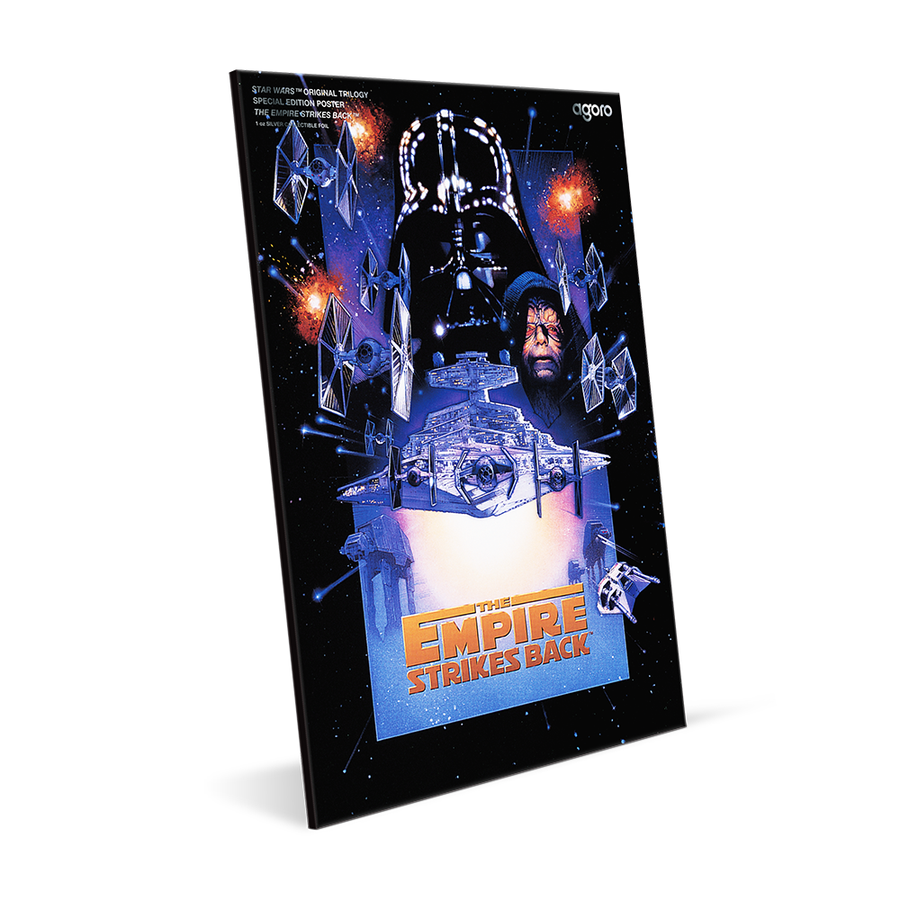 Star Wars™ Special Edition Poster The Empire Strikes Back™ Silver Foil AGORO
