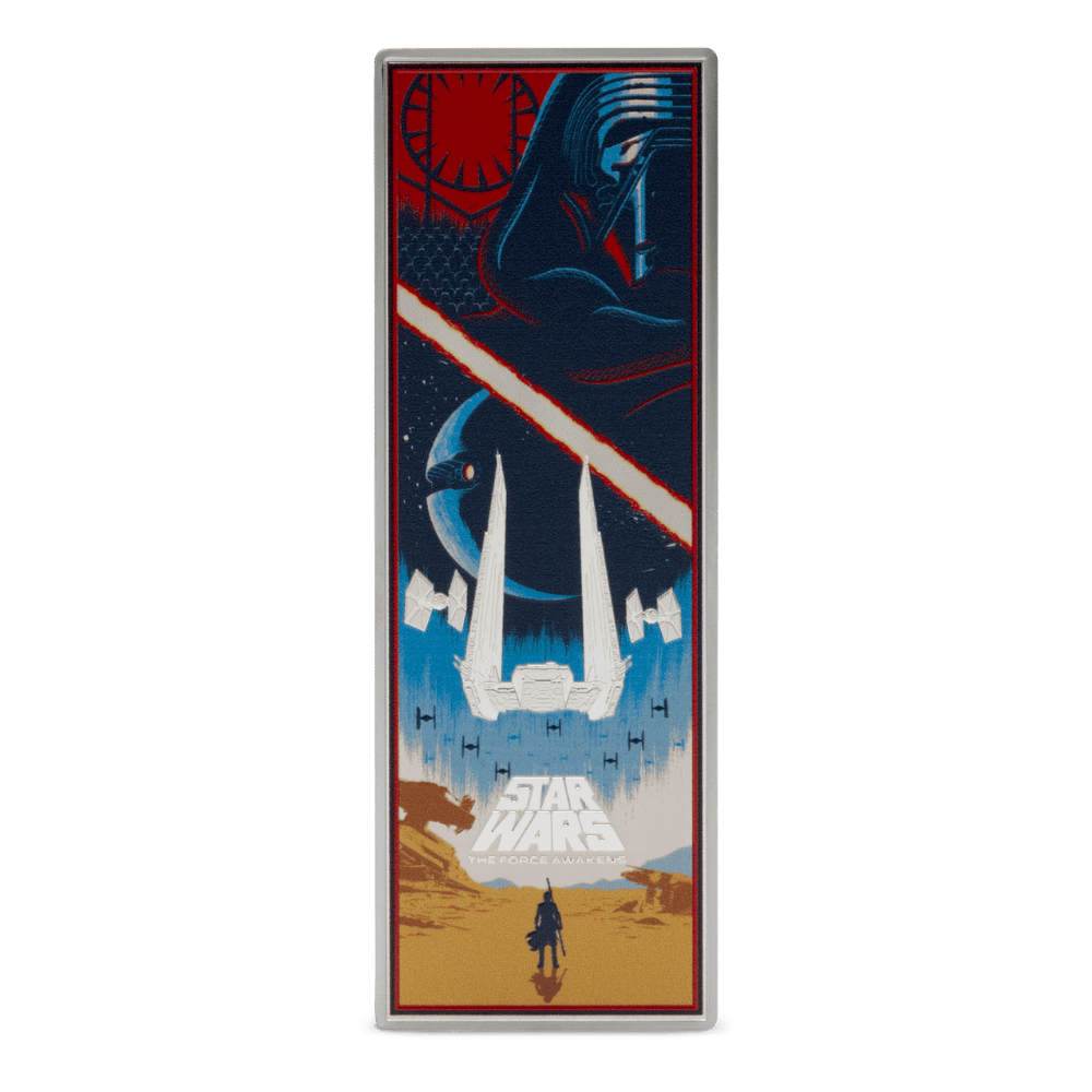 Star Wars™ The Force Awakens™ 3 Oz Silver Poster Coin