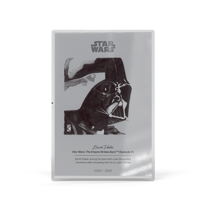 Star Wars™ Sketch Art Darth Vader™ Silver Collectible Foil Agoro