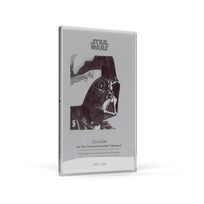 Star Wars™ Sketch Art Darth Vader™ Silver Collectible Foil Agoro