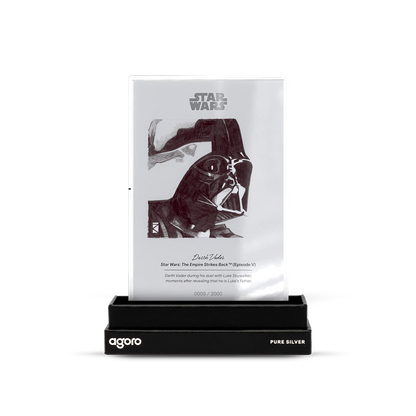Star Wars™ Sketch Art Darth Vader™ Silver Collectible Foil Agoro