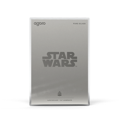 Star Wars™ Sketch Art Luke Skywalker™ Silver Collectible Foil Agoro