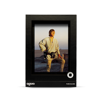 Star Wars™ Sketch Art Luke Skywalker™ Silver Collectible Foil Agoro