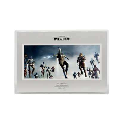 The Mandalorian™ Taking back Mandalore Silver Collectible Foil AGORO