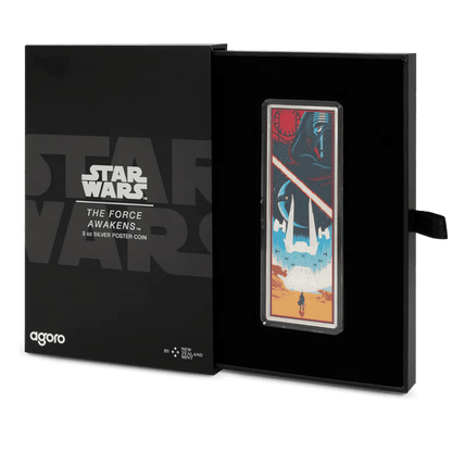 Star Wars™ The Force Awakens™ 3 Oz Silver Poster Coin