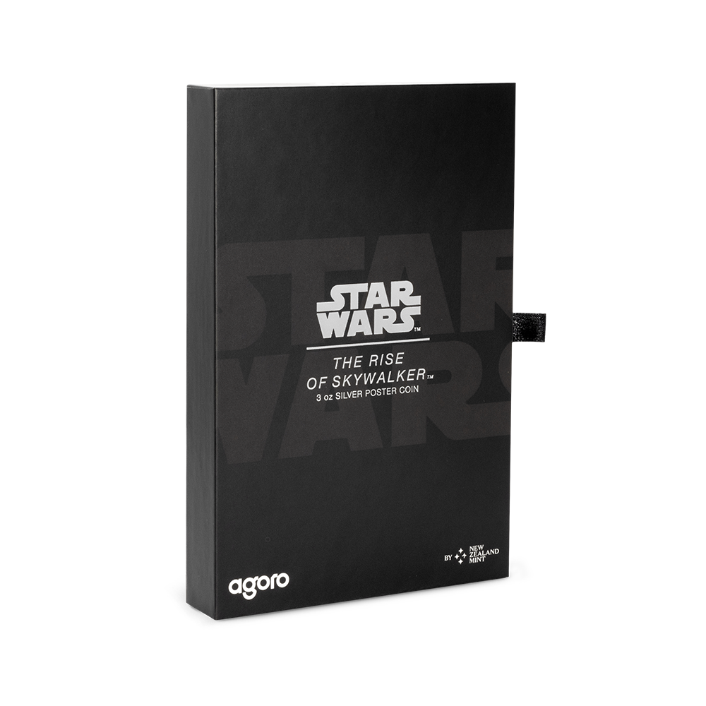 Star Wars™ The Rise of Skywalker™ 3 Oz Silver Poster Coin AGORO