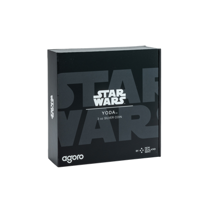 YODA™ Star Wars™ 3 Oz Silver Coin $10 Niue 2025
