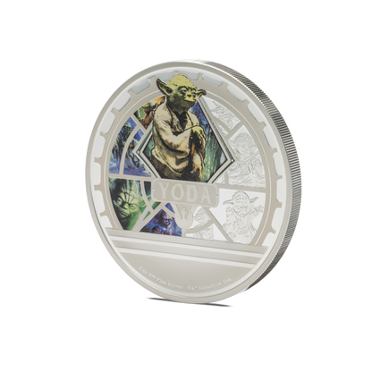 YODA™ Star Wars™ 3 Oz Silver Coin $10 Niue 2025