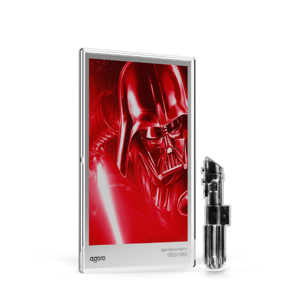 Star Wars™ Darth Vader™ Lightsaber Silver Collectible Set Agoro