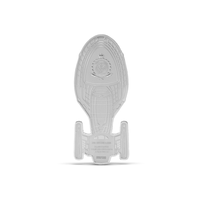 Star Trek Ships – U.S.S. Voyager NCC-74656 Silver Coin