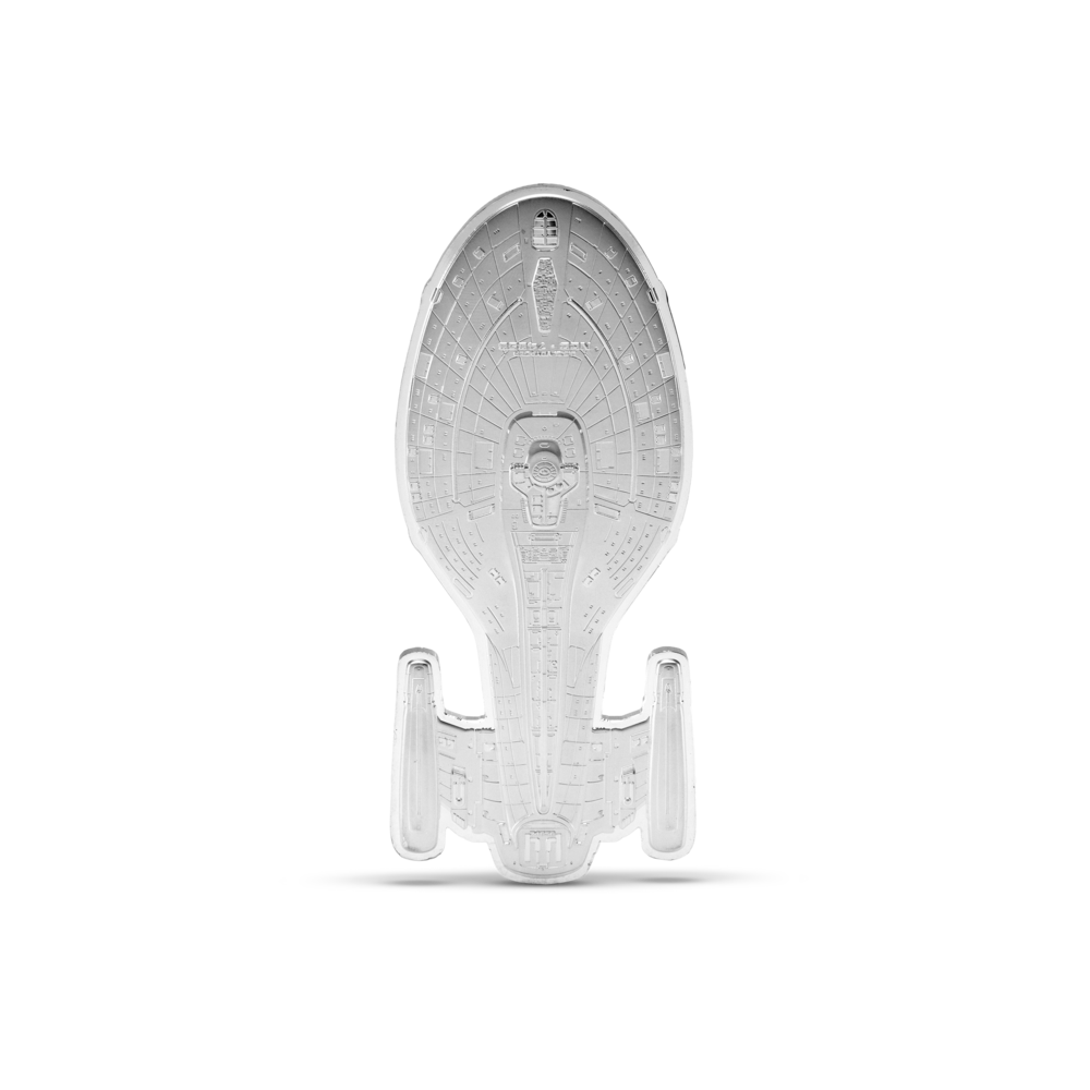 Star Trek Ships – U.S.S. Voyager NCC-74656 Silver Coin