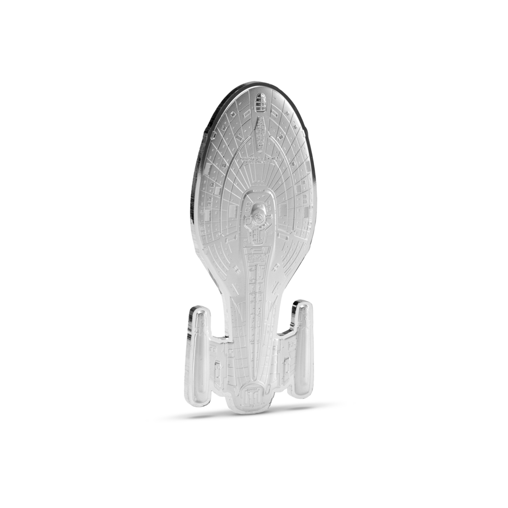 Star Trek Ships – U.S.S. Voyager NCC-74656 Silver Coin